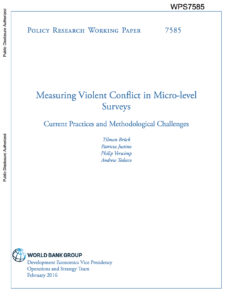 Isdc Wp Violent Conflict In Micro Level Surveys