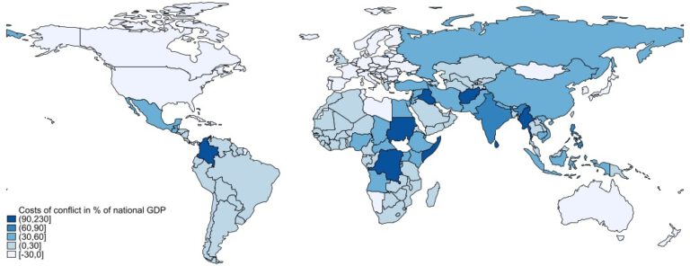 Wars reduce the world economy by 12% – but some countries gain ...