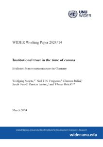 Wp2024 14 Institutional Trust Time Corona Evidence Countermeasures Germany Page 01